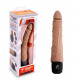 Кофейный вибратор-реалистик 7  Realistic Vibrator - 20 см.