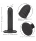 Черный анальный стимулятор 6” Ridged Probe - 15,25 см.