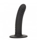 Черный анальный стимулятор 6” Ridged Probe - 15,25 см.