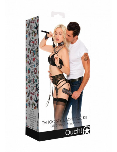 Эротический набор Tattoo Style Bondage Kit
