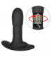 Черный массажер простаты с браслетом-пультом Eclipse Wristband Remote Beaded Probe - 12,75 см.