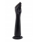 Чёрная рука для фистинга Realistic Hand 12,8 Inch - 32,5 см.