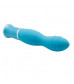 Голубой вибратор ECSTASY Rippled Vibe - 19,5 см.