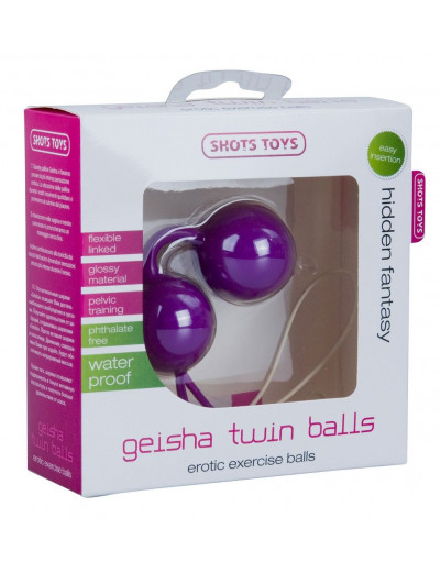 Фиолетовые вагинальные шарики Geisha Purple
