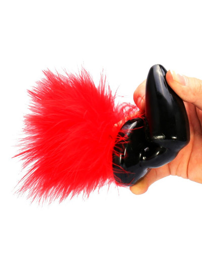Пробка с хвостиком Red Bunny - 11 см.