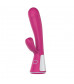 Розовый интерактивный вибратор Kiiroo Ohmibod Fuse - 18 см.