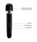 Черный вибратор-жезл Charming Massager Plus - 29 см.