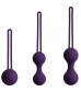 Набор из 3 фиолетовых вагинальных шариков Kegel Training Set