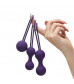 Набор из 3 фиолетовых вагинальных шариков Kegel Training Set