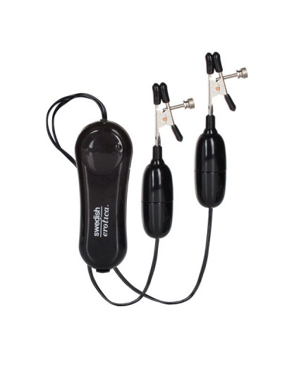 Зажимы на соски Vibrating Nipple Clamps с вибрирующими подвесками
