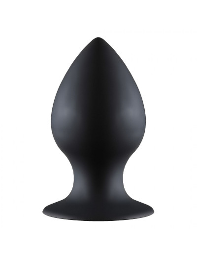 Чёрная анальная пробка Thick Anal Plug XL - 13 см.