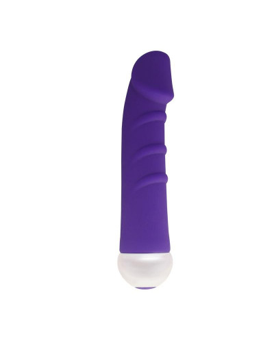 Фиолетовый вибратор FASHION SUCCUBI - 14,5 см.