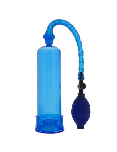 Синяя вакуумная помпа MENZSTUFF PENIS ENLARGER