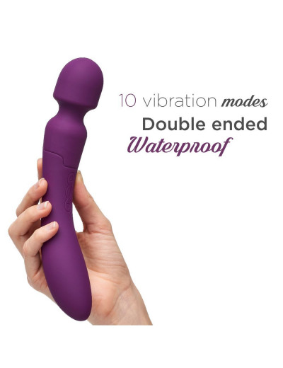 Фиолетовый вибратор-жезл So Divine Wicked Game Magic Wand - 24 см.
