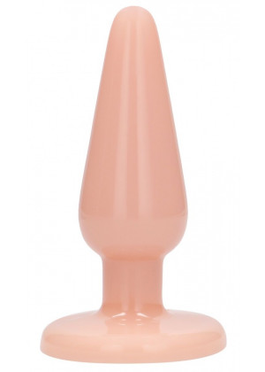 Телесная коническая анальная пробка Basic 5 Inch - 12,7 см.