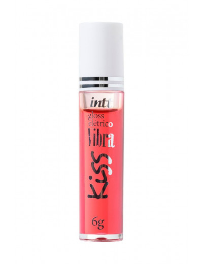 Блеск для губ Gloss Vibe Strawberry с эффектом вибрации и клубничным ароматом - 6 гр.