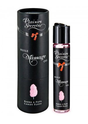 Массажное масло с ароматом сладкой ваты Huile de Massage Gourmande Barbe ? Papa - 59 мл.