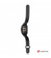 Черно-золотой вибратор-кролик с пультом-часами Anne s Desire Rabbit Vibe Wireless Watchme - 20,5 см.