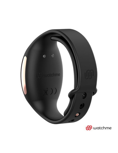 Черно-золотой вибратор-кролик с пультом-часами Anne s Desire Rabbit Vibe Wireless Watchme - 20,5 см.