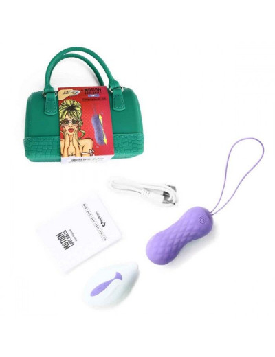 Фиолетовые вагинальные шарики Remote Controlled Motion Love Balls Jivy