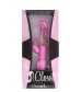 Розовый вибромассажёр для стимуляции G-точки и клитора THE DONATELLA JELLY G