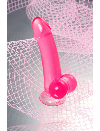 Розовый реалистичный фаллоимитатор Fush - 18 см.