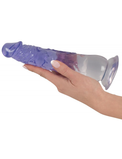Прозрачный фаллоимитатор Clear Dildo на присоске - 22,5 см.