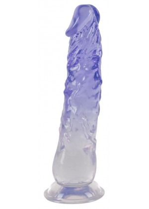 Прозрачный фаллоимитатор Clear Dildo на присоске - 22,5 см.