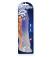 Прозрачный фаллоимитатор Clear Dildo на присоске - 22,5 см.