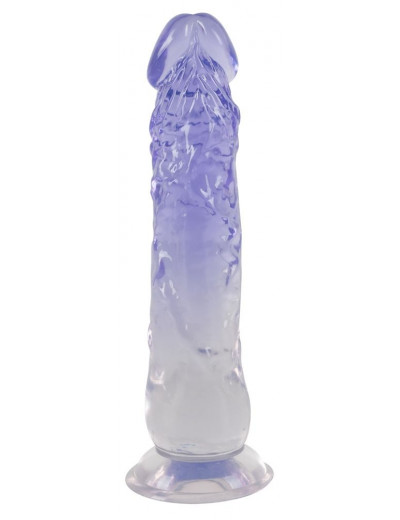 Прозрачный фаллоимитатор Clear Dildo на присоске - 22,5 см.