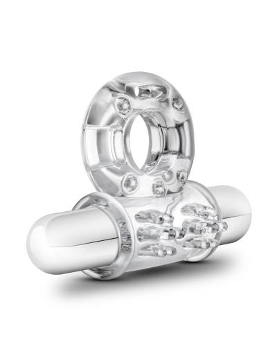 Прозрачное эрекционное виброкольцо 10 Function Vibrating Mega Bull Ring