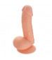 Телесный фаллоимитатор SEDUCER Ballsy Stud - 16,5 см.