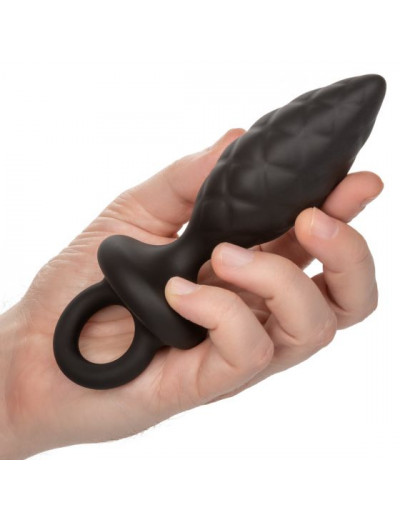 Набор из 3 черных анальных пробок Silicone Anal Probe Kit