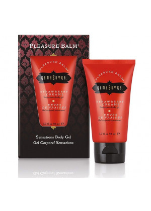 Гель Pleasure Balm Sensations STRAWBERRY DREAMS с ароматом клубники - 50 мл.