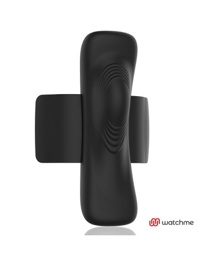 Черно-золотая вибровкладка в трусики с пультом-часами Anne s Desire Vibro Panty Wireless Watchme