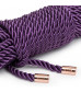 Фиолетовая веревка для связывания Want to Play? 10m Silky Rope - 10 м.