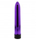 Фиолетовый классический вибратор KRYPTON STIX 7 MASSAGER - 17,8 см.