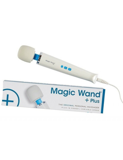 Жезловый проводной вибратор Magic Wand Plus - 30,5 см.