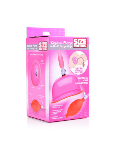 Вагинальная помпа с большой чашей Vaginal Pump with 5 Inch Large Cup