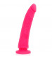 Розовый фаллоимитатор из силикона Delta Сlub Toys Dong Pink Silicone - 23 см.
