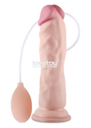 Телесный фаллоимитатор 8.5 Soft Ejaculation Cock - 21,6 см.