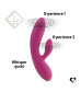 Розовый вибратор-кролик Lea Rabbit Vibrator - 20,2 см.