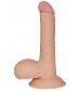 Телесный фаллоимитатор 7.5  The Ultra Soft Dude - 18 см.