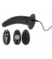 Черный вибрострапон с пультом ДУ RC Vibrating Strap-On - 13 см.