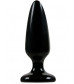 Средняя черная анальная пробка Jelly Rancher Pleasure Plug Medium - 12,7 см.