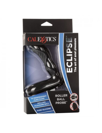 Перезаряжаемый массажер простаты Eclipse Roller Ball Probe - 12,75 см.