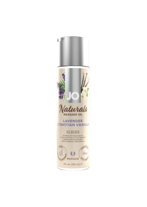 Массажное масло с ароматом лаванды и ванили JO Naturals Lavender   Vanilla - 120 мл.