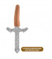 Насадка-фаллоимитатор для трусиков с плугом Realistic 7 Inch Lock On Dildo - 17,8 см.