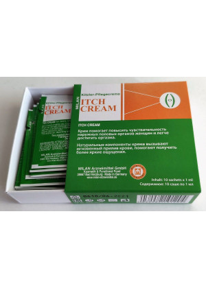 Набор из 10 пробников возбуждающего крема для женщин Itch Cream