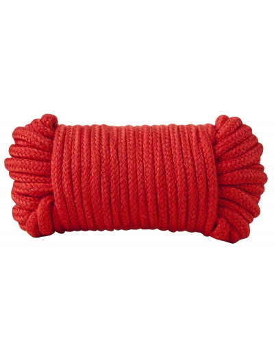 Красная хлопковая верёвка Bondage Rope 33 Feet - 10 м.